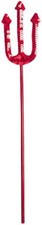 Sequin Mini Trident Ladies Red Devil Halloween Fancy Dress Costume Accessory