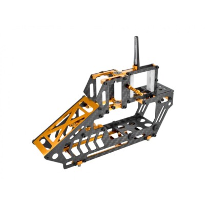 Microheli Aluminum/Matte Carbon Fiber Main Frame (GOLD) - BLADE 230S / V2/ Smart