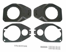 SSV Works 6.5" Overhead Soundbar Speaker Adapters For 2018-Up Jeep Wrangler JL