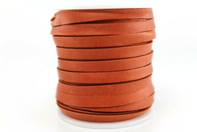 Deerskin Deer Leather Lace Spool Roll 3/16'' 5MM x 50 FT Lacing Cord String Craft