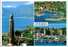 Antalya, Turkey Multiview Postcard