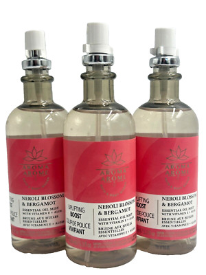Bath & Body Works LOT 3 Neroli Blossom & Bergamot Oil Mist Uplifting Boost Aroma