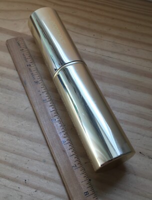 Ecotools Golden Brass Metal Cylindrical Case Box for Makeup Brush 7.5''L x1.5''D