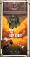Beware The Gray Ghost Batman Animated Show Art Print Poster Mondo Andy Fairhurst