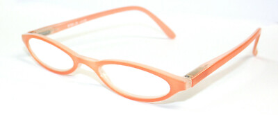 argus Lesebrille ''koralle/orange auf weiß'' Lesehilfe Damen 1,0 2,0 dpt NEU