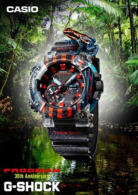 G-SHOCKFROGMANヤドクガエルGWF-A1000APF-1AJR CASIO G-SHOCK GWF-A1000APF-1AJR FROGMAN 30th ANNIVERSARY Poison