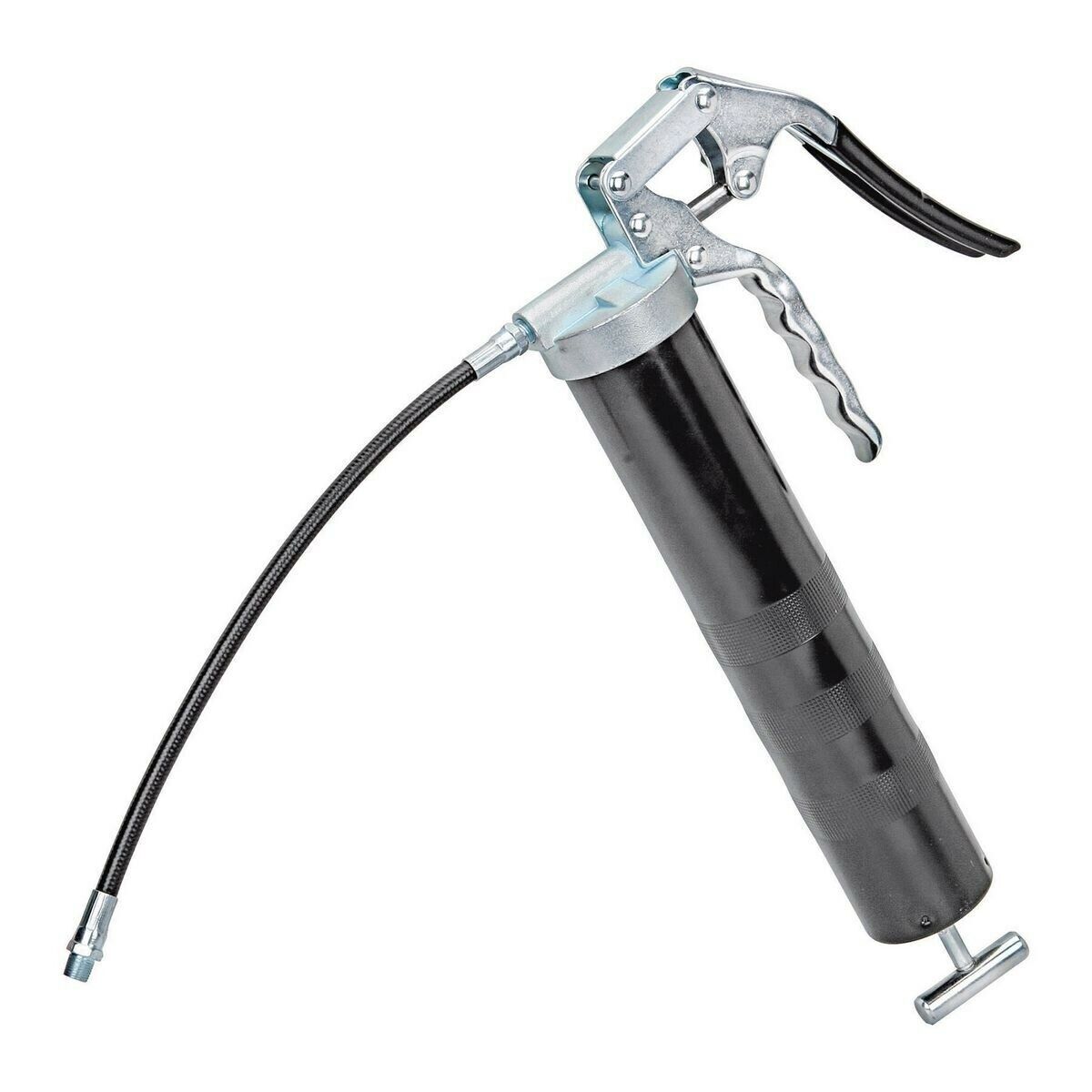 Pistola Ingrassatore Manuale A Leva WD 500gr Con Tubo Flessibile Per Cartucce O Sfuso Nero