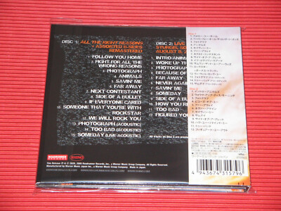 4HT 2020 NICKELBACK All The Right Reasons 15th Anniversary