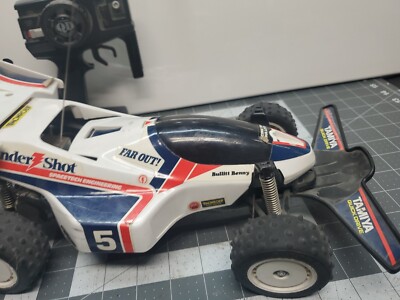 Vintage 1988 TAMIYA THUNDER SHOT 1/14 SCALE R/C , Used Not working