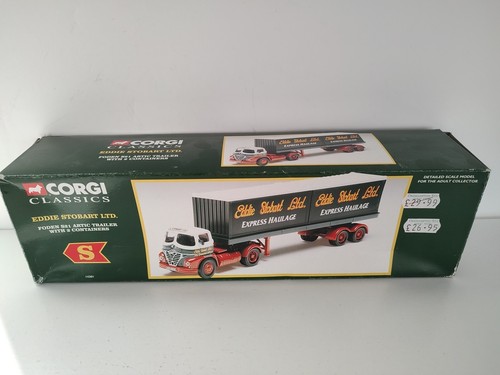 CORGI 1:50 SCALE DIE CAST TRUCK14301 - FODEN S21 ARTIC TRAILER WITH 2 CONTAINERS - Picture 10 of 15
