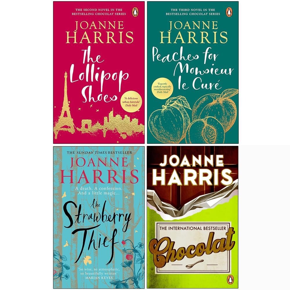 Joanne Harris Chocolat Series 4 Books Collection Set Chocolat, The Lollipop Shoe