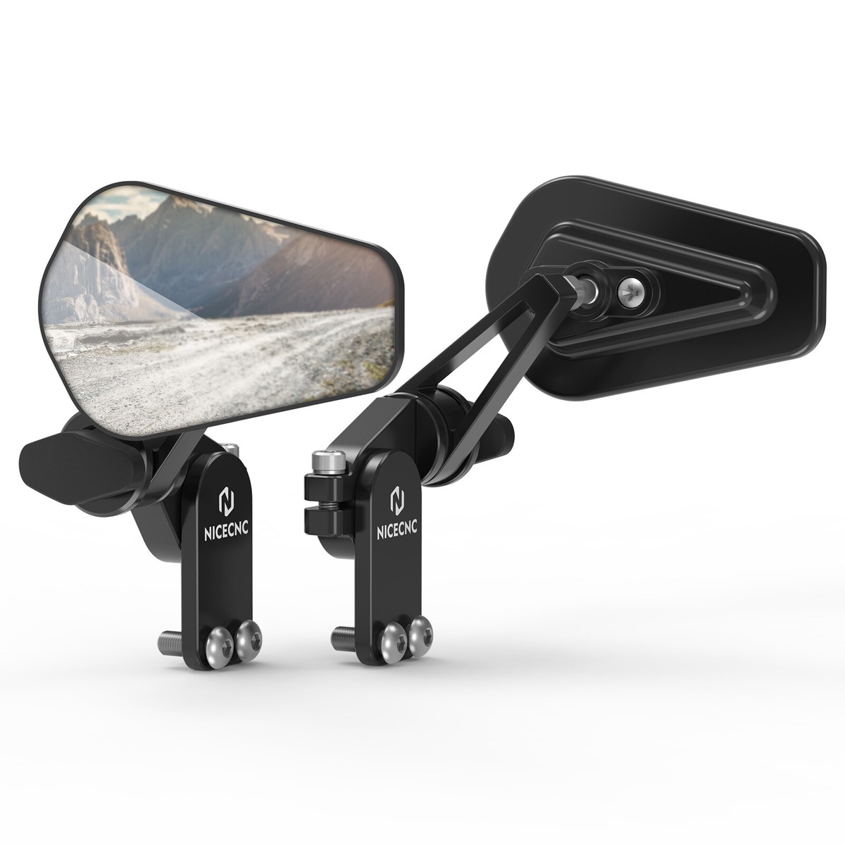 ポータブルミラー Pair Quick Flip Arrow Folding Mirrors Kits