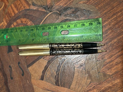 Vintage Perfumed Writing Pens Exclusive Arpege C H A N E L 5 Design 14kt Gold - Picture 2 of 4