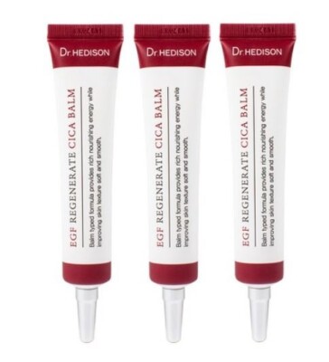 Dr. Hedison EGF Regenerate Cica Balm | 30ml x 3 | Calming, Repairing, Hydrating