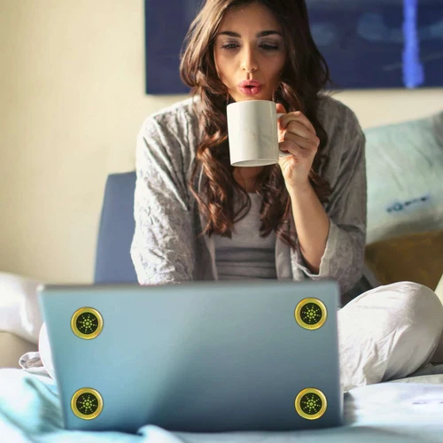 6x Quantum Anti Radiation Shield 5G EMF Protection Phone Laptops Stickers 2025 - Picture 9 of 14