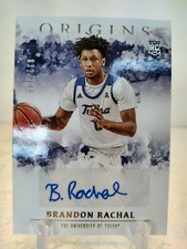 BRANDON RACHAL /199 AUTO 2021-22 Panini Chronicles Draft Origins Tulsa RC ROOKIE