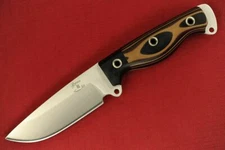 Busse Custom Son of Badger SOB .17" Satin INFI, G10 G-rexed Tequila Sunrise G10