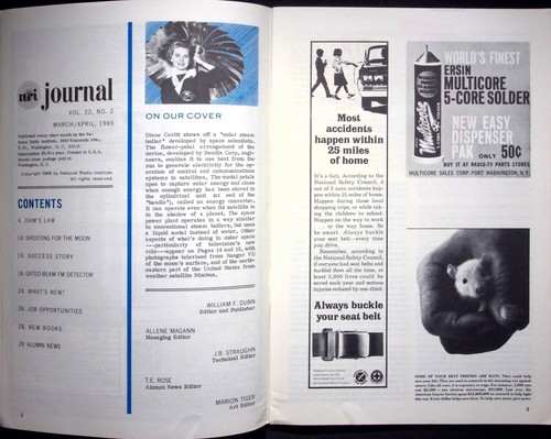 SHOOTING FOR THE MOON - NRI JOURNAL, VOL. 22, NO. 2 MARCH/APRIL, 1965 - Picture 2 of 7