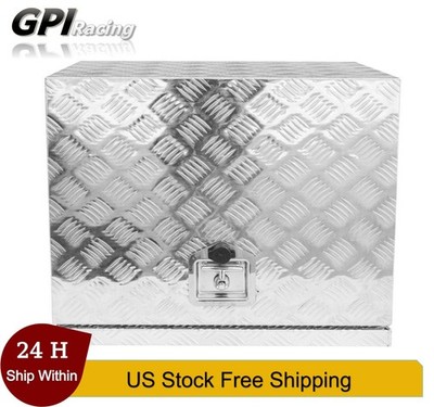 30'' Aluminum Outdoor Generator Tool Box Heavy Duty Multifunctional Storage Box