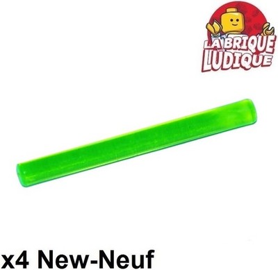 Lego 4x Bar 4L Bar Lichtschwert Klinge Säbel Laser Lazer Trans hellgrün 30374
