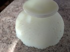 Fenton Custard Glass Candle Bowl — photo 6