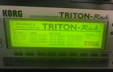 KORG TRITON-Rack EXPANDED HI MODULE/SAMPLER: ...