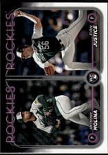 Evan Justice / Anthony Molina 2024 Topps Update Colorado Rockies Rookie #US270