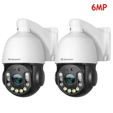 6MP POE Security Camera Two-Way Audio AI Detection Color Night 20X Optical Zoom