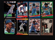 George Brett   1987 1988 1989 1990 1991 1994  Donruss Leaf Studio Baseball Cards
