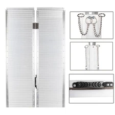New 72" Aluminum Wheelchair Scooter Ramp Folding Mobility Carrier Threshold