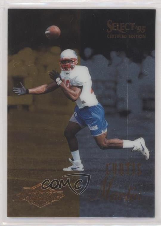 1995 Select Certified Edition Rookie Curtis Martin #117 HOF 0a3