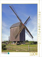 Calvendo Puzzle Windmill In Pudagla | 1000 Pieces, Finished Size 25.2 × 18.9 In