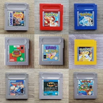 Nintendo Gameboy Spiele Auswahl Pokemon Castlevania Kirby Wario Mario Tetris