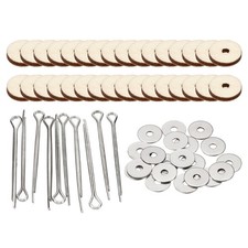 12mm Doll Joints, 16 Set Cotter Pin Joints Connector and Fiberboard Tray