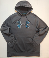 Under Armour Storm1 Pullover Hoodie Big Logo Unisex Medium Loose Fit Sweatshirt