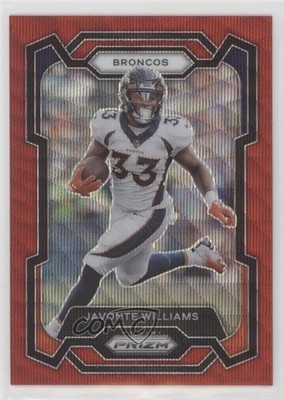 2023 Panini Prizm Red Wave Prizm 60/149 Javonte Williams #86 0nr3