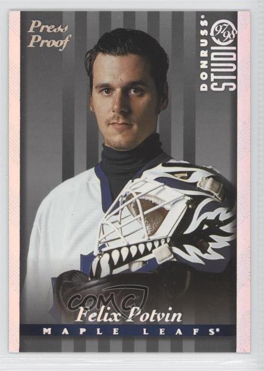 1997-98 Donruss Studio Silver Press Proof /1000 Felix Potvin #66 0f2