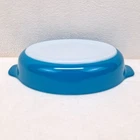 Vintage Pyrex 10 oz Horizon Blue 700 Au Gratin Souffle Dish Baker Vtg Pixie USA