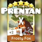1x Frosty Fox Set 17 :- Mono_Poly_Go Golden Blitz Sticker :- Fastest 