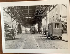 1930 Liberty Av East New York Brooklyn Trolley New York City NYC Photo Reprint