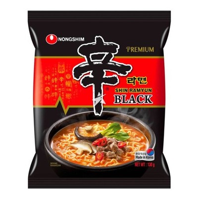 Shin Ramyun Schwarz 130g Instant-Ramen-Suppe - Nong Shim