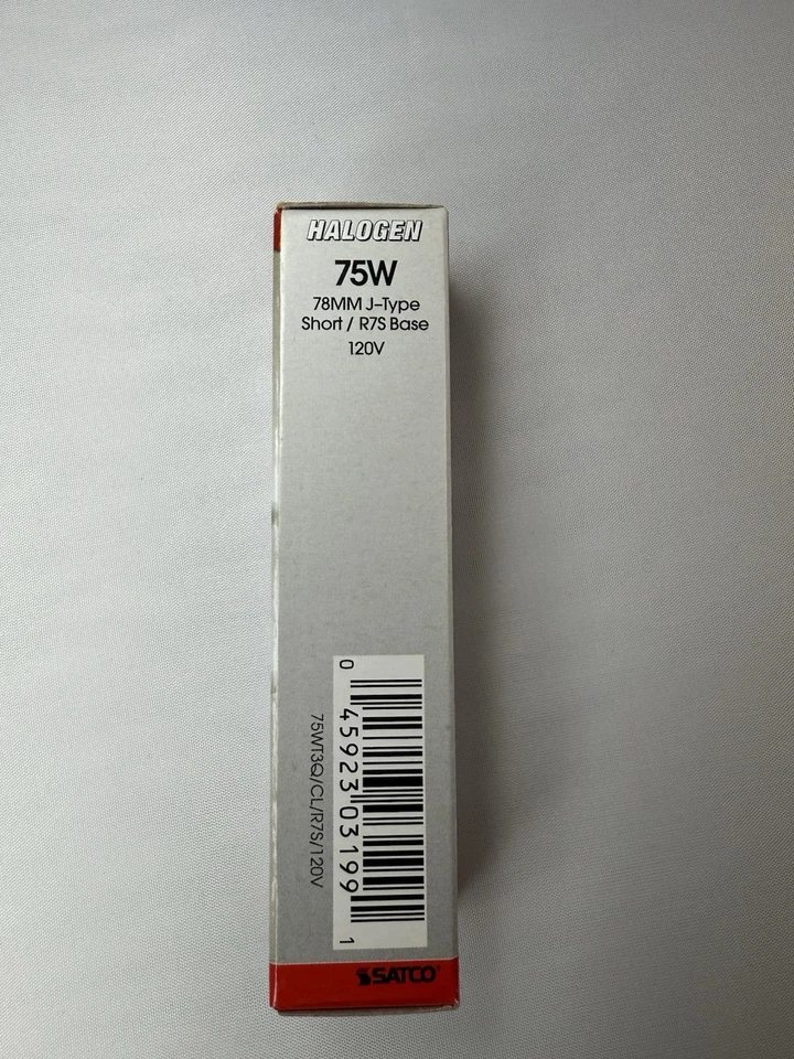 Satco S3199 75WT3Q/CL/R7S/120V 78MM J-Type 120V R7S Base - 10 PACK - Image 3 of 4