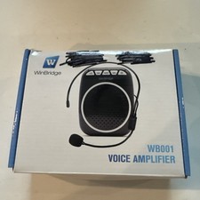 WinBridge WB001 Voice Amplifier w/ Headset Mic Portable Rechargeable