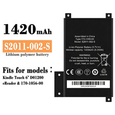 1420mAh Battery For Amazon Kindle Touch D01200 MC-354775 170-1056-00 S2011-002-S