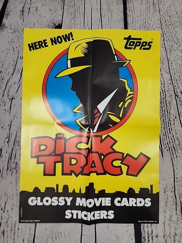 HUGE LOT - Topps Dick Tracy Trading Card Glossy Movie Cards w/ Posters - Picture 3 of 7
