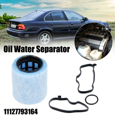 #ad Vehicle Crankcase Oil Water Separator Kit 11127793164 For E81 E87 E46 E90 $12.37