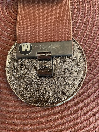 1980’s Elastic Belts Set Of 3 With Gold Buckles - Picture 5 of 5