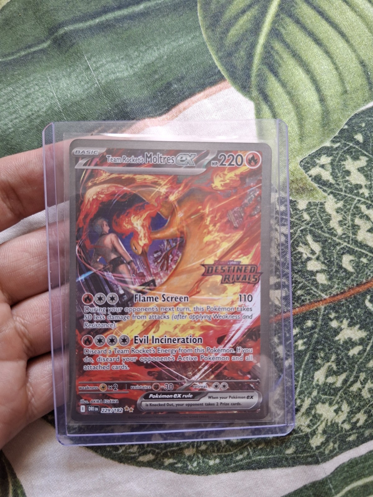 Stamped Team Rockets Moltres 229/182