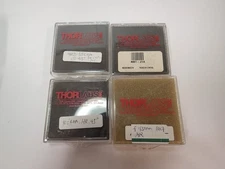 LOT OF 4 VARIOUS THORLABS LENSES HR.45 1064nm 532mn f = 150mm AR GOOD CONDITION
