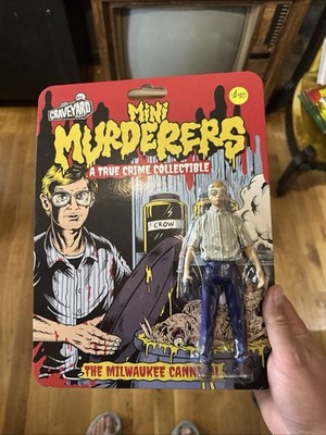 Rare Retired Graveyard Gallery Mini Murderers Jeffrey Dahmer Series 1 Figure. 